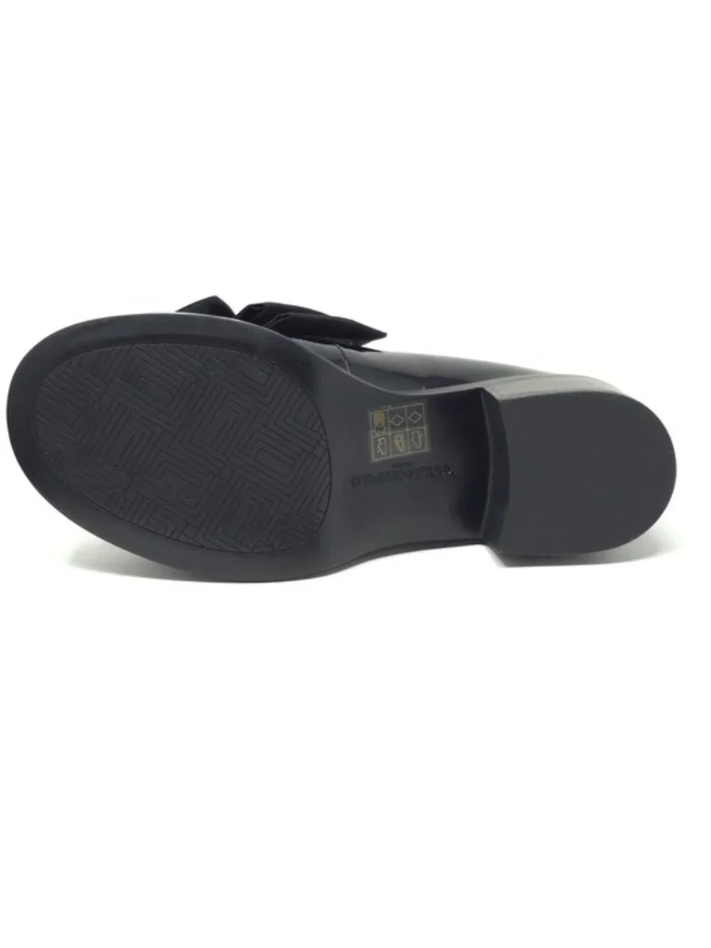 Karl Lagerfeld Camilia Bow Black Patent Loafers Size 5.5 - Picture 5 of 10